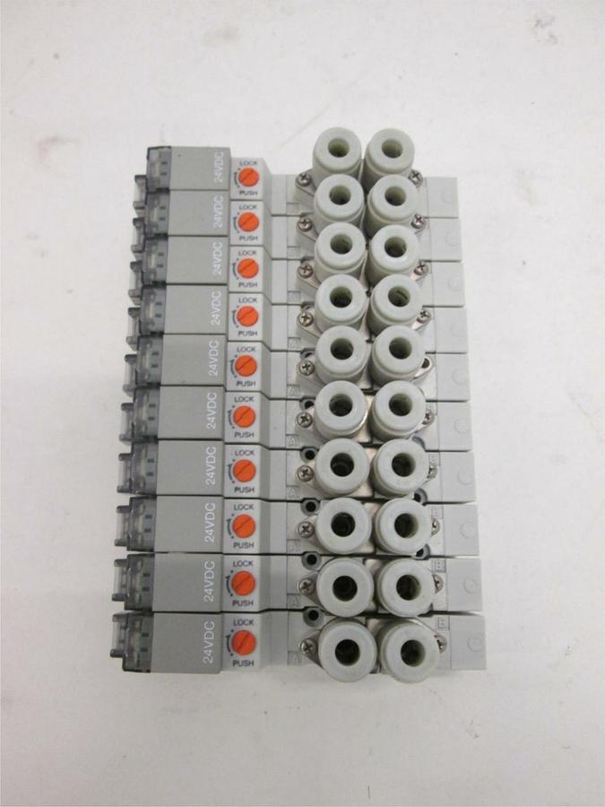 Used SMC, SY3120-5LZD-C4, Solenoid Valve, Used, Lot of 10