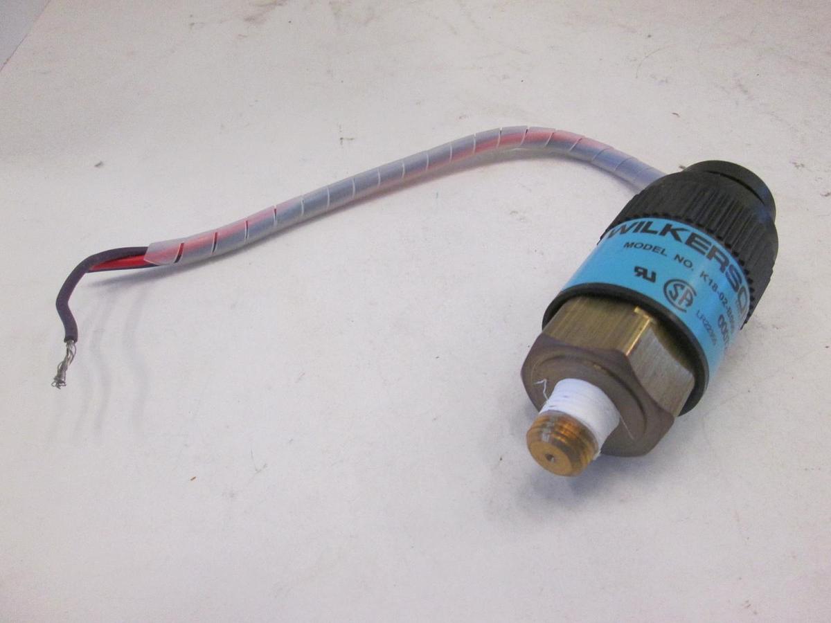 Used Wilkerson, Pressure Switch, K18-02-B000, 15-100 PSIG, 5A, 125/250 VAC, Used