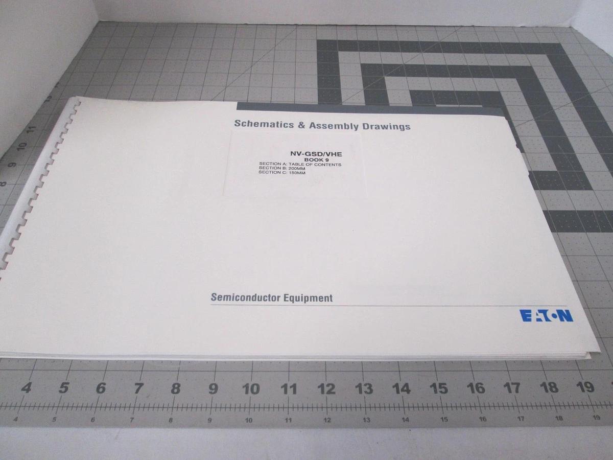 Used Eaton, NV-GSD/VHE, Book 9, Schematics and Assembly Drawings, Used