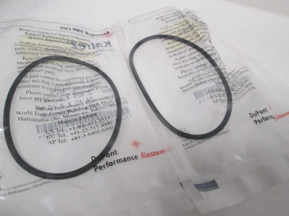 Kalrez, JIS G075, O-Ring, 2.929" x 0.122", New, Lot of 2