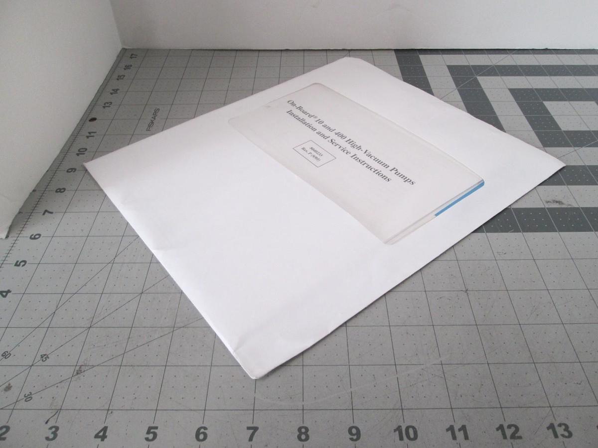 Used CTI-Cryogenics, On-Board 10 and 400, Installation and Service Instructions, Used
