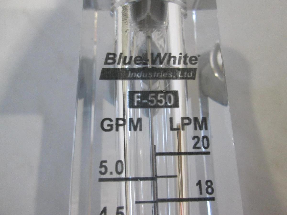 Blue-White Industries, F-550, Flowmeter, 0-5 GPM, New