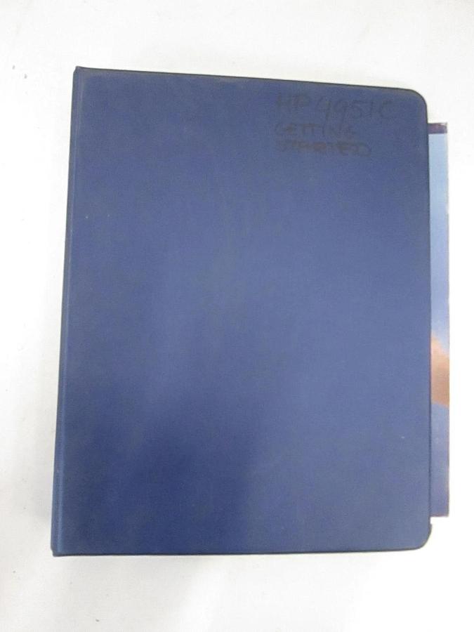Used HP 4951C Protocol Analyzer Getting Started Guide, Used
