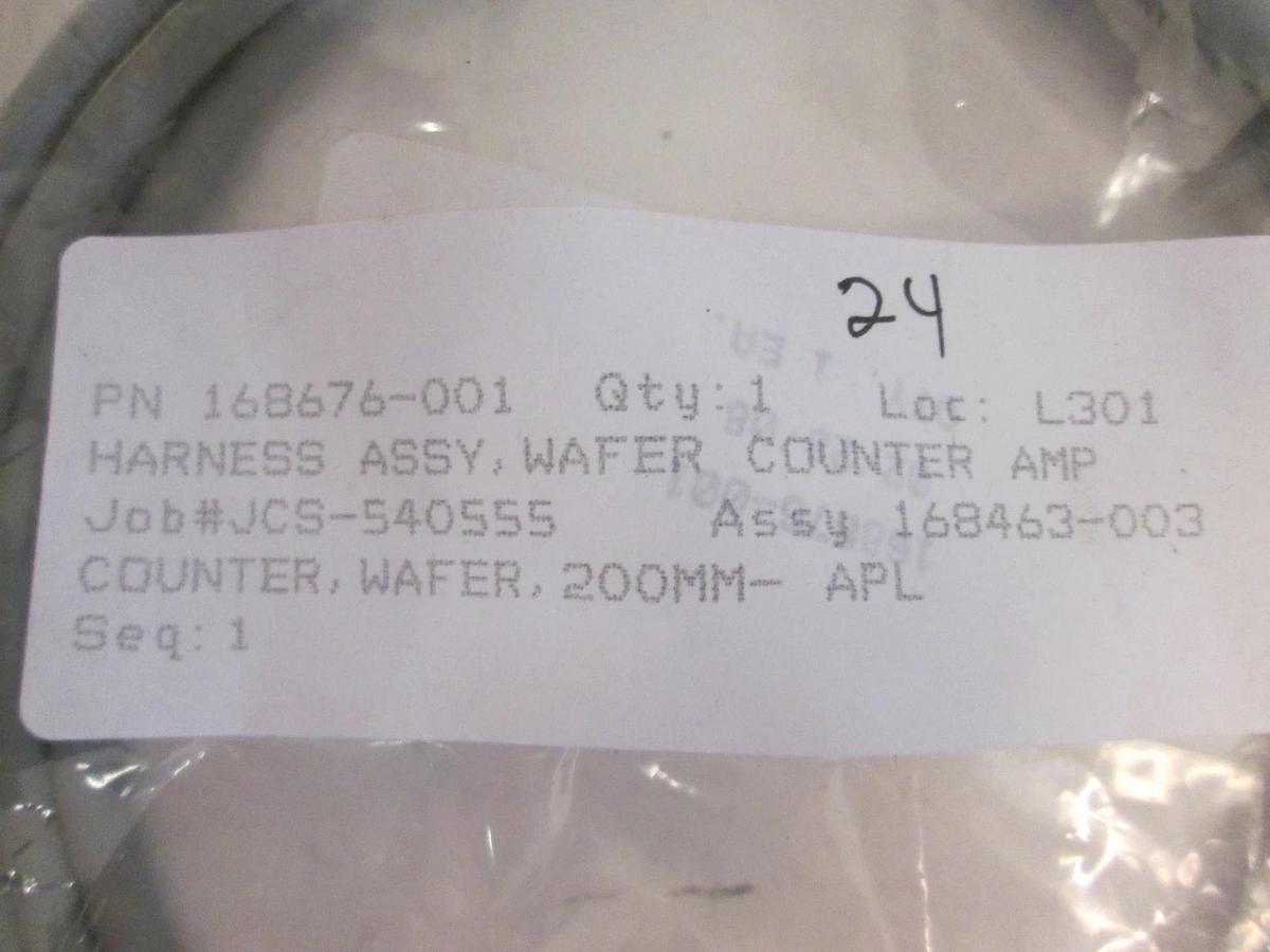 SVG Cable Harness Assy, Wafer Counter Amplifier 200MM, 168676-001, NIP
