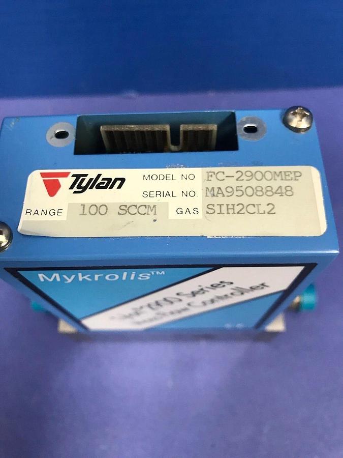 Used Mykrolis Tylan 2900MEP MFC Mass Flow Controller SIH2CL2, 100 SCCM, Used