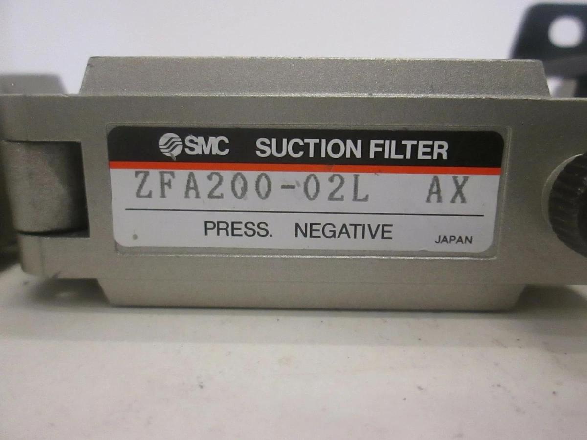 Used SMC, Suction Filter, ZFA200-02L, Used, Lot of 3