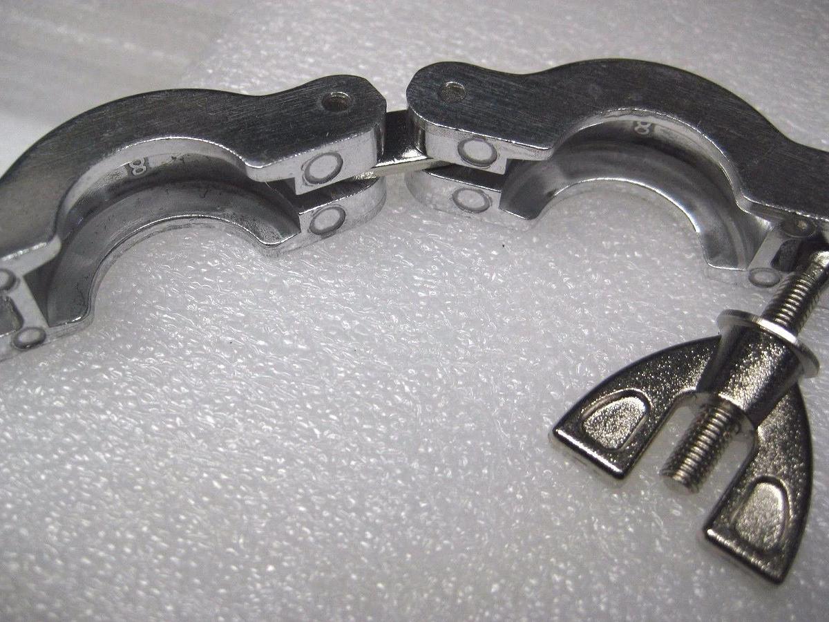 Hinge Clamp with Wingnut NW16 for Vacuum Fittings Lot of 12 New