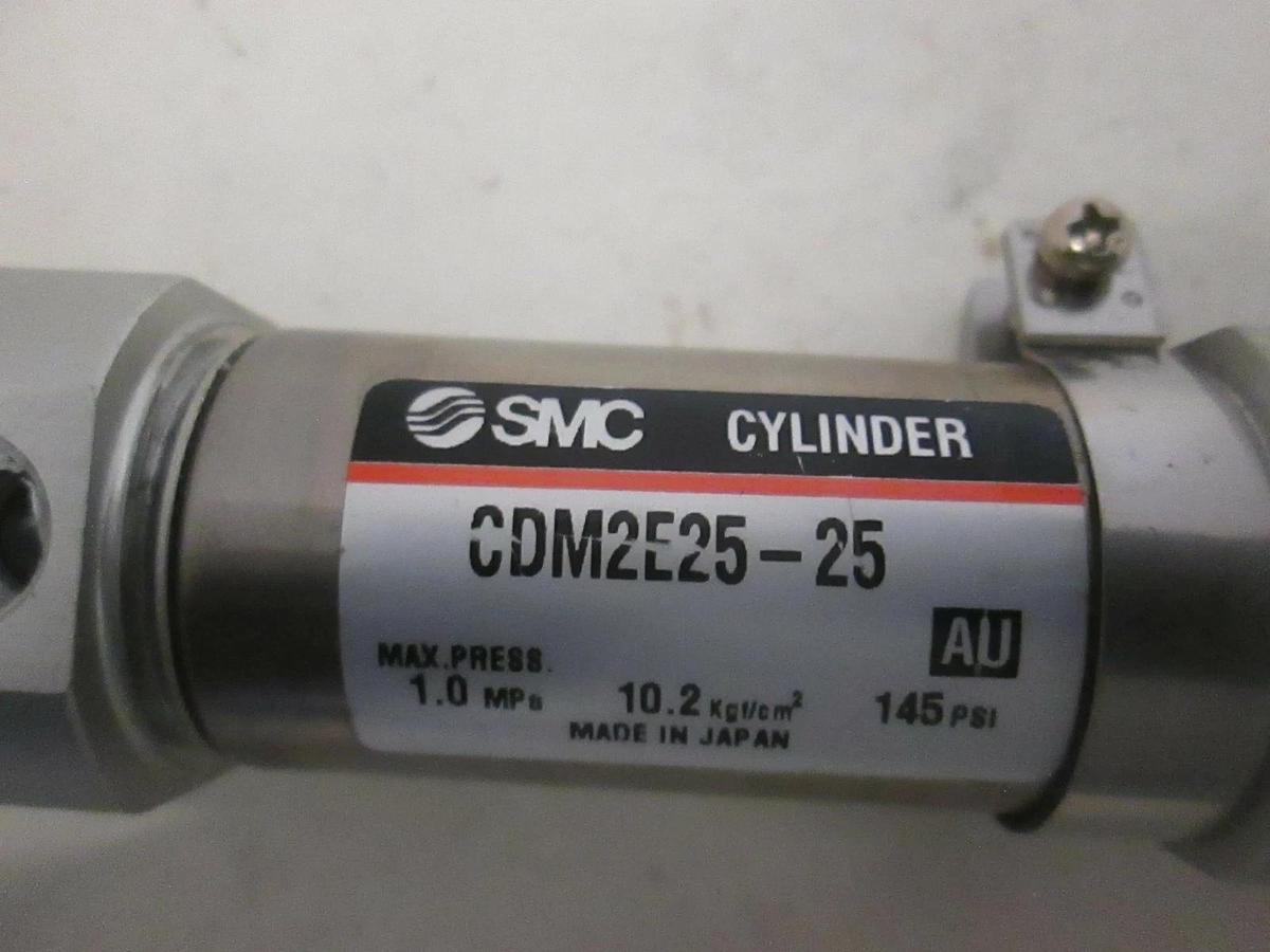 Used SMC, Pneumatic Cylinder, CDM2E25-25, Used