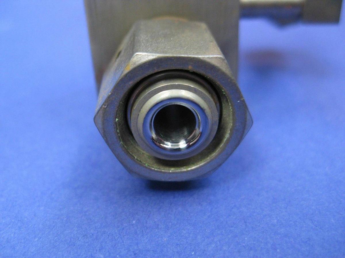Used Nupro SS-BN2786-C Switching Bellows Sealed Valve, NC Actuator, 1/4" FVCR, Used