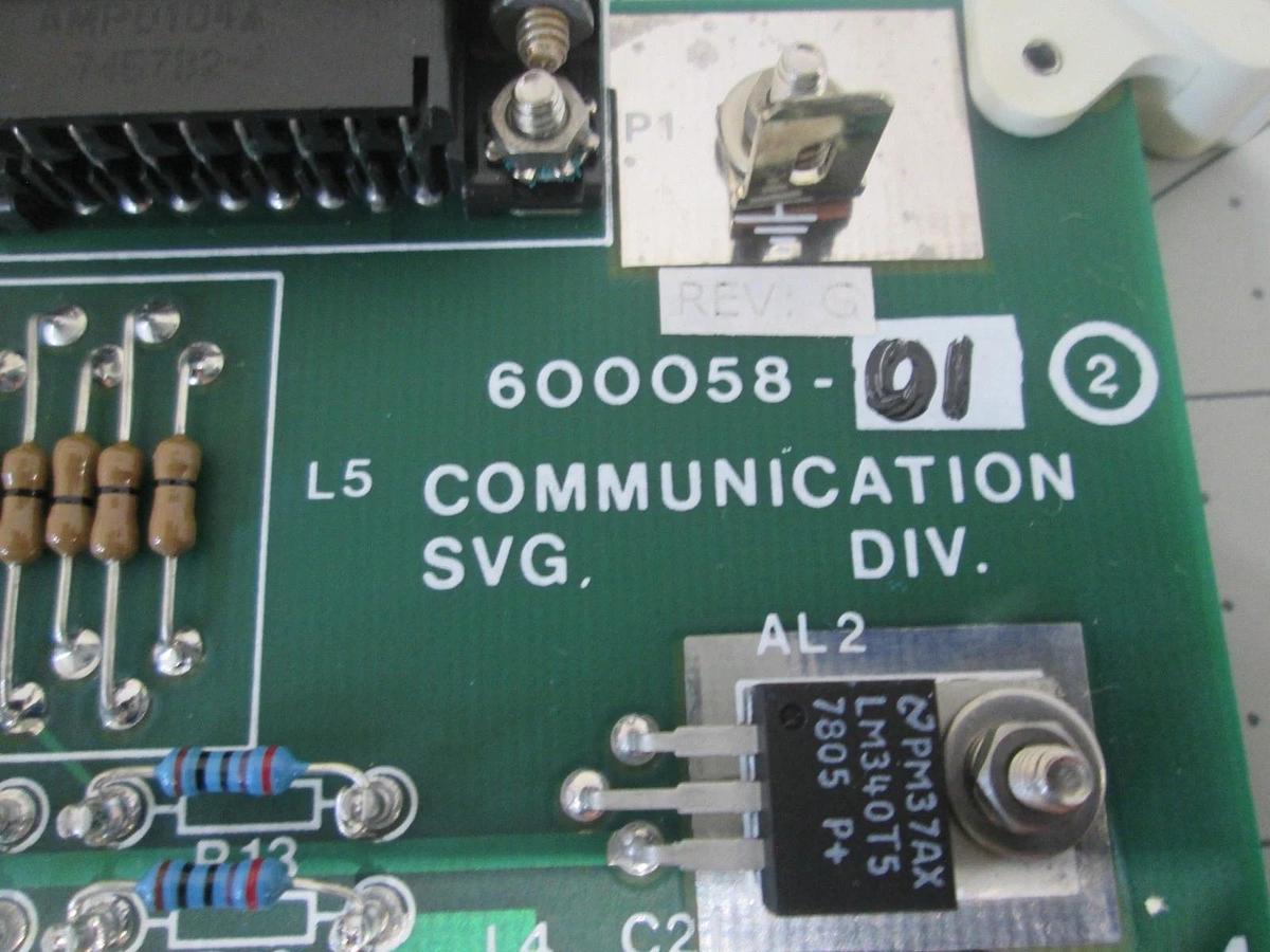 SVG, 600058-01, Communication PCB Assy, New