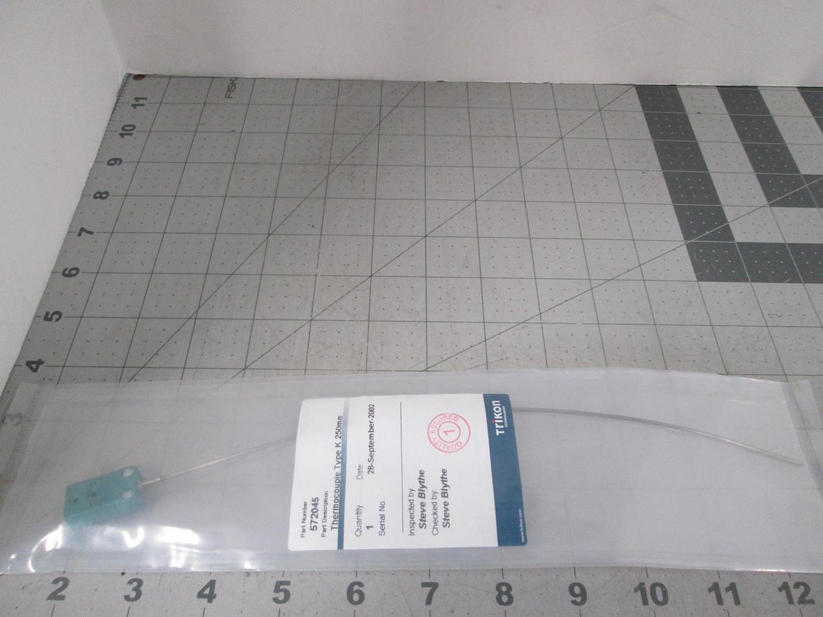 Trikon Tecgnologies, 572045, Type K Thermocouple, 250MM, New