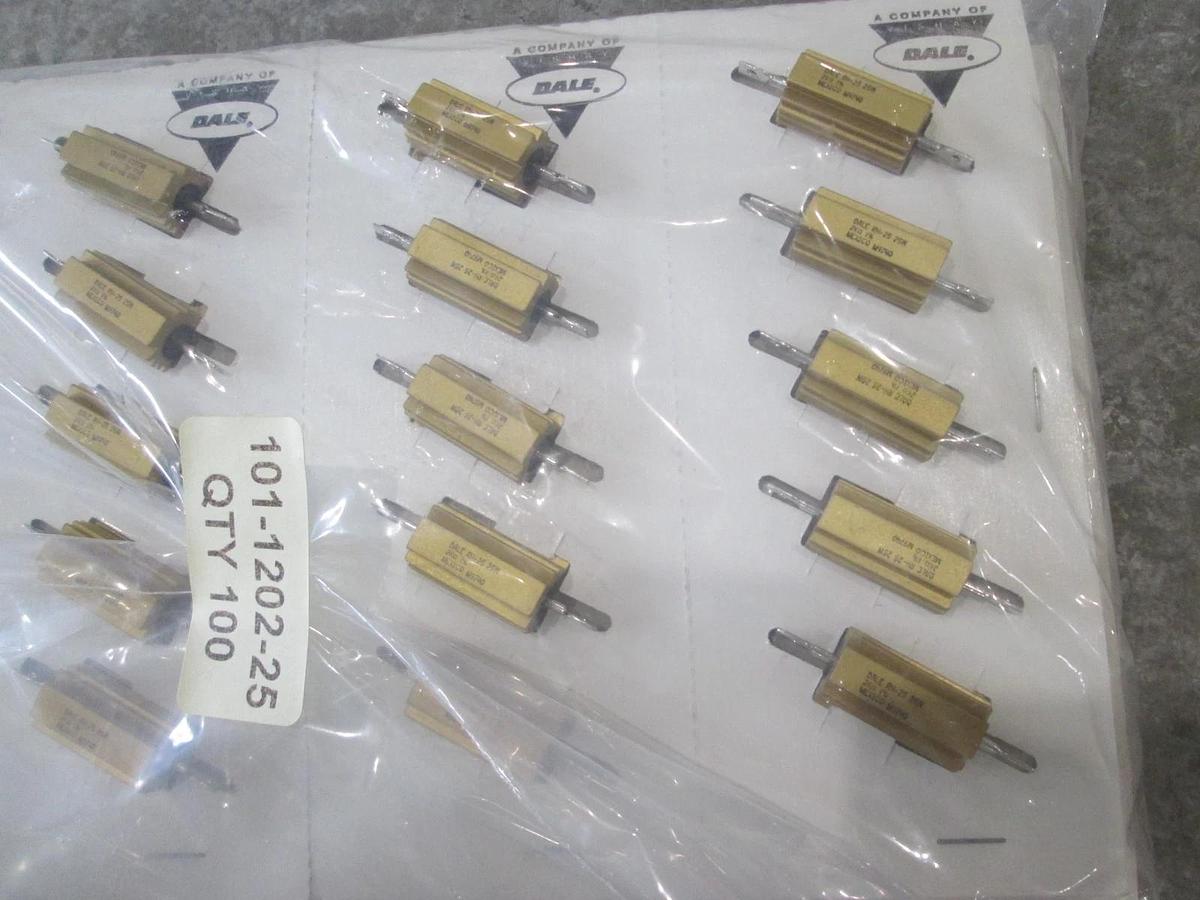 Dale, 2k ohm RH-25, 25W, M9740, Wirewound Resistor, New, Lot of 100