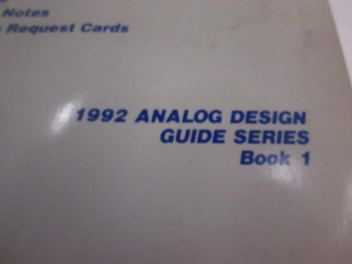 Used Maxim 1992 New Releases Data Book Analog Design Guide Series Book 1, Used