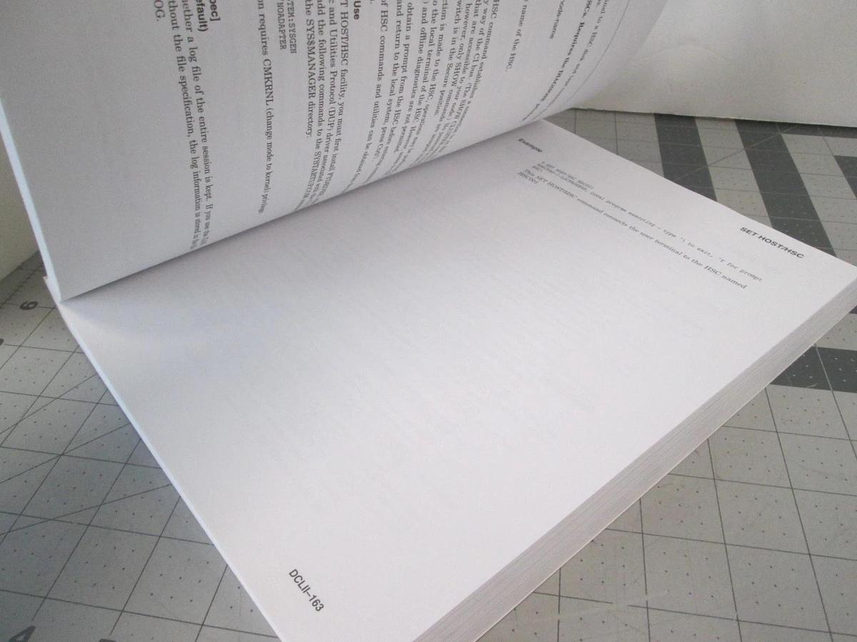 Used Digital, OpenVMS DCL Dictionary: N-Z, Used