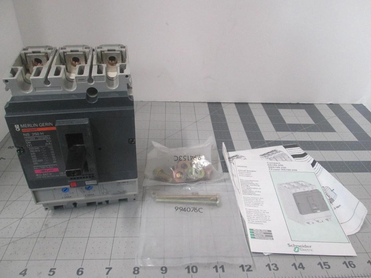 Merlin Gerin, NFHFE36250, Circuit Breaker, 250A, 3 Pole, New