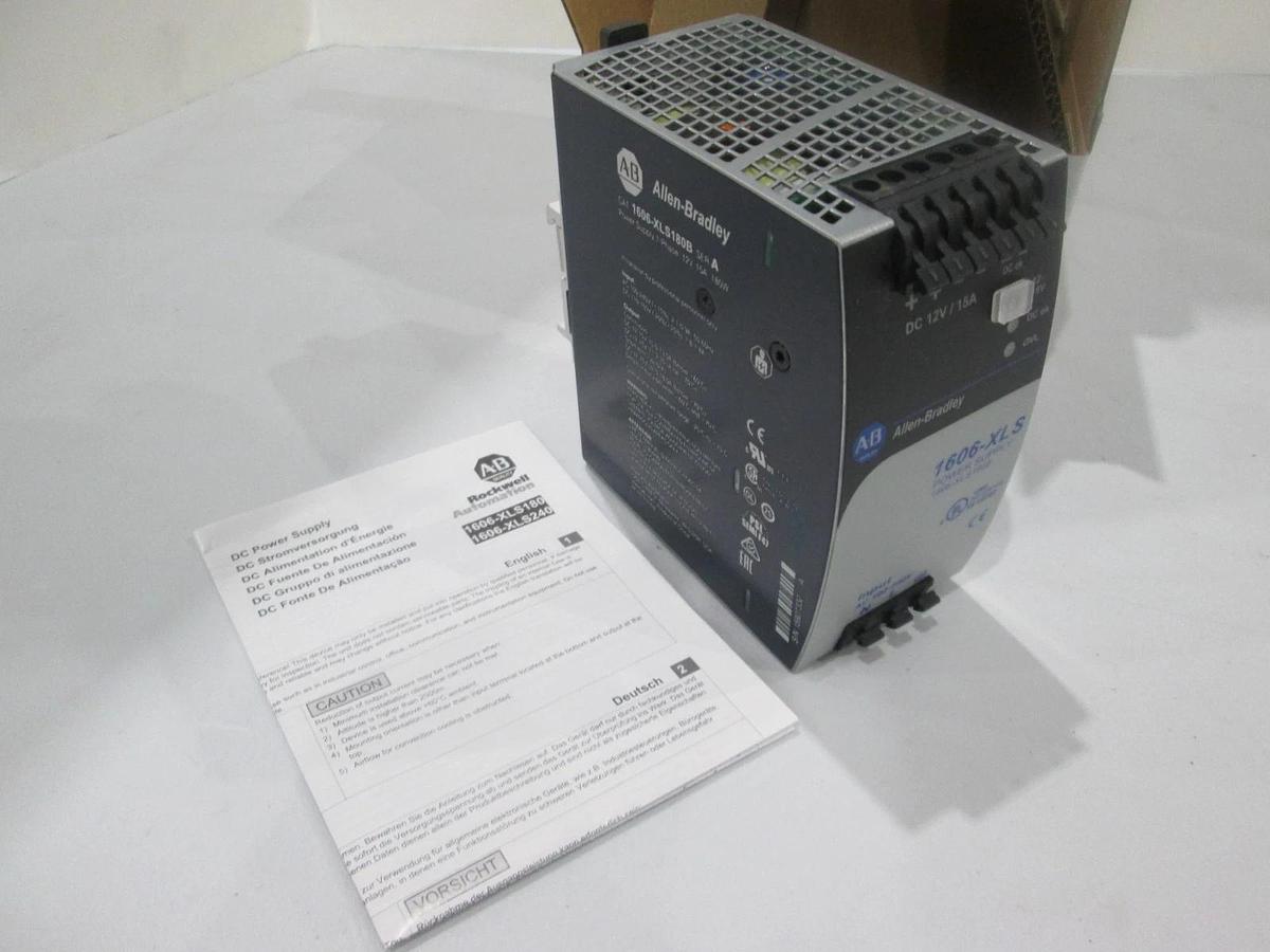 Allen-Bradley, 1606-XLS180B, Power Supply, 12V, 15A, 1-Phase, 180W, NIB