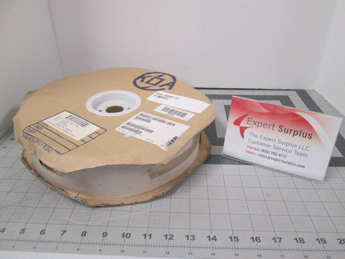 KOA, CF1/4 100 J T52, Resistor, Carbon Film, 1K Ohm 5%, New, Reel of 5000