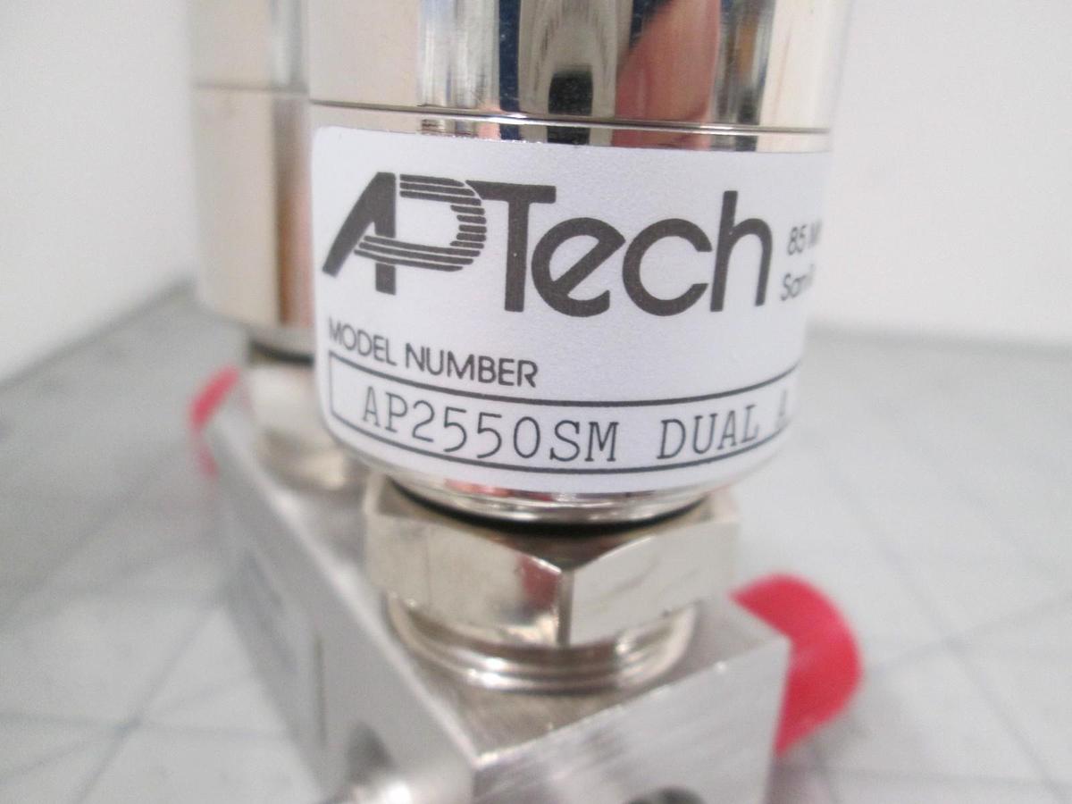 Used APTech, AP2550SM DUAL A TSVG, Pressure Valve, New