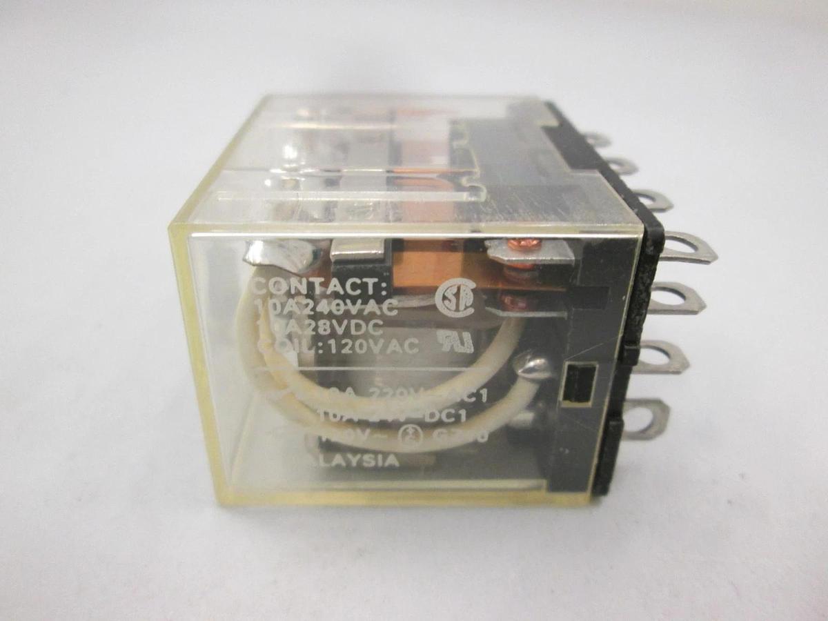Used Omron, LY4, Relay, 120 VAC, Used