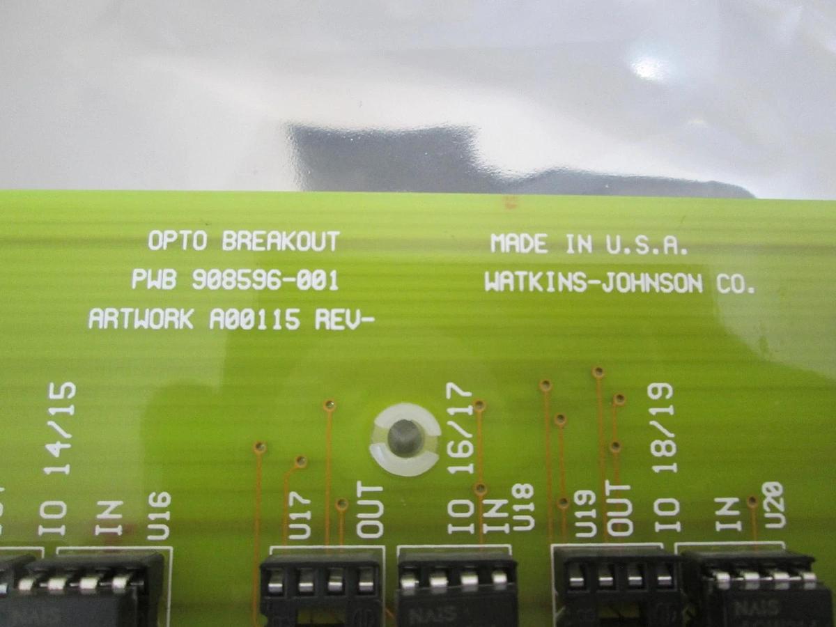 Watkins Johnson, 908597-001, Opto Breakout, New