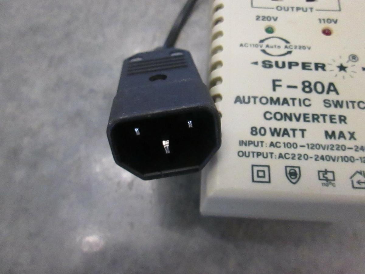 Used Super Star F-80A, Automatic Switch Converter, 80W