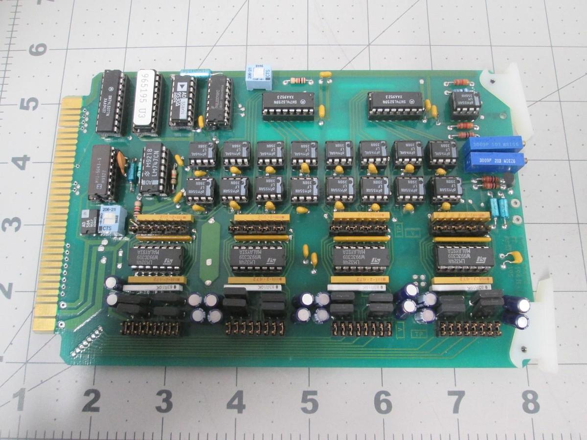 Used Watkins Johnson, 965195-802, Card Output Board, Temperature Controller, New