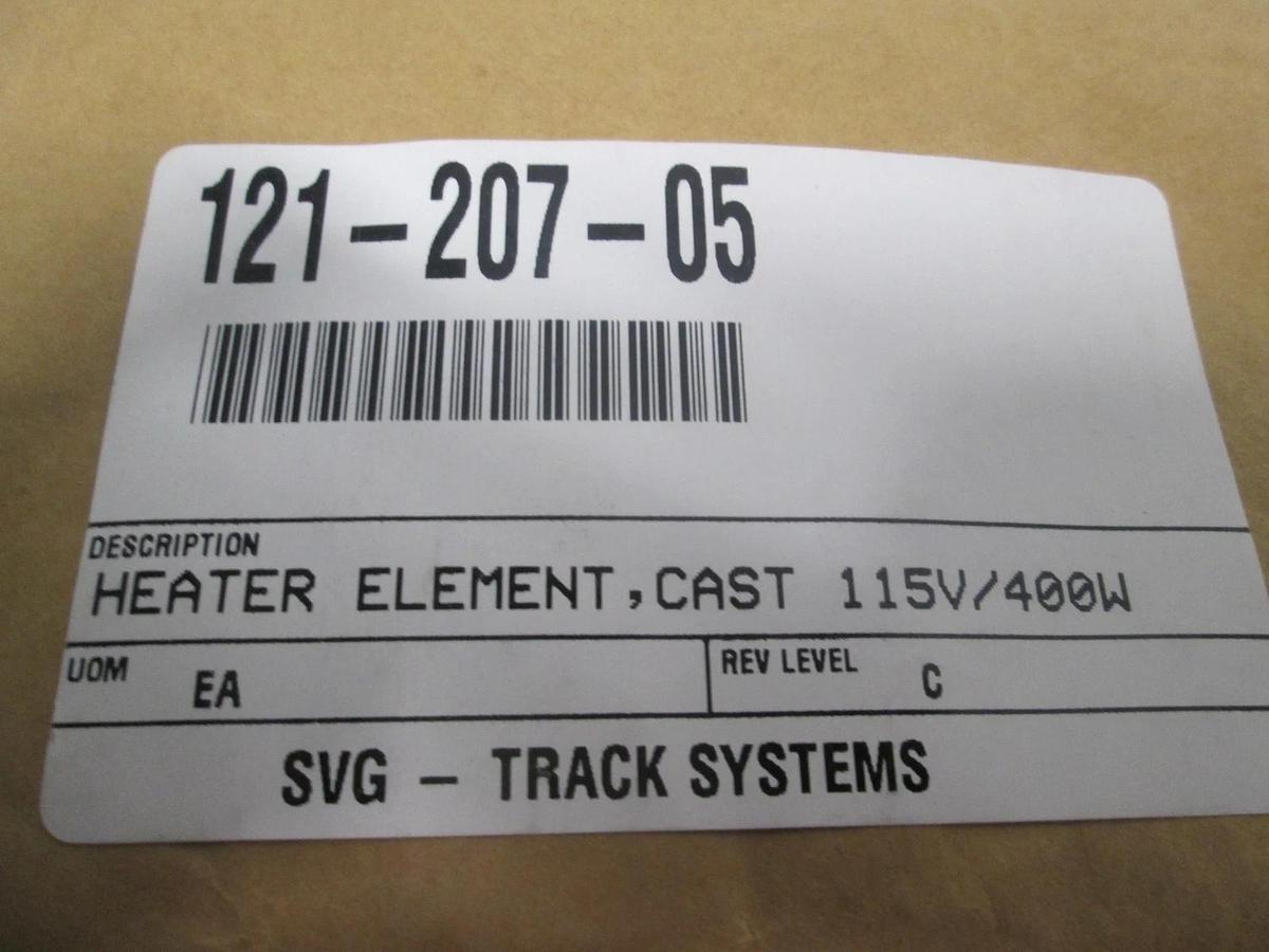 SVG, Heater Element, Cast 115V/400W, 121-207-05, New