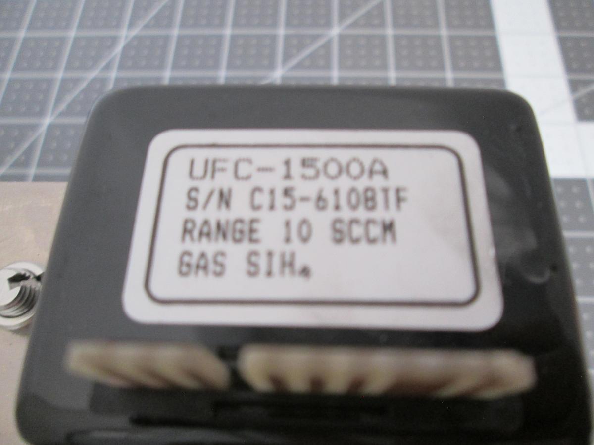 Used UNIT Instruments UFC-1500A Mass Flow Controller MFC SiH4 Silane 10 SCCM