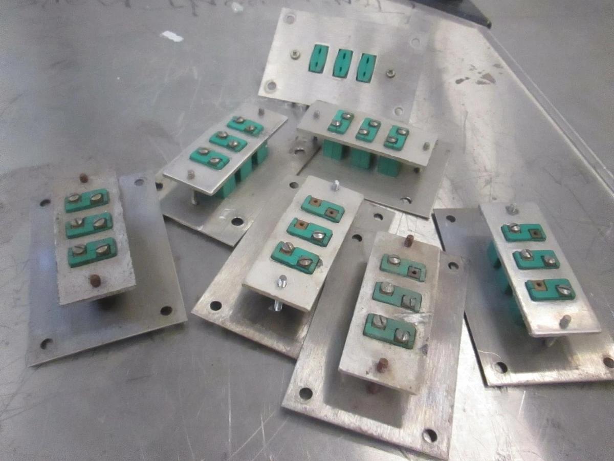 Used T/C Junction Box Face Plate, Used, Lot of 7