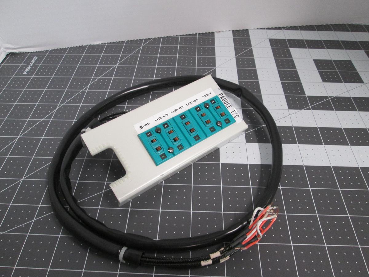Used Semiconductor, PADDLE T/C Thermocouple Assembly 5 Channel Sensor Cable 