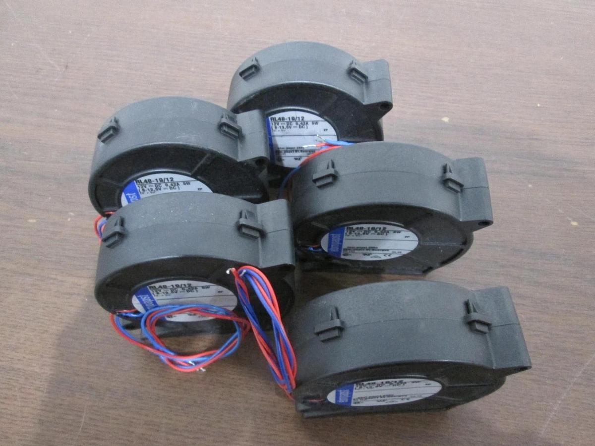 Used ebmpapst, RL48-19/12, Cooling Fan, .42A, 5W, Lot of 5