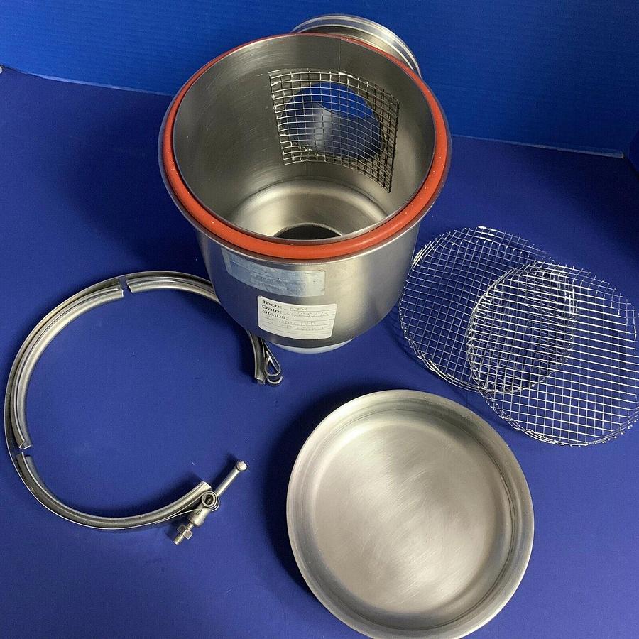 Nor Cal Products FTA-8-3002-ISO Coaxial Forline Trap, ISO 80, used, cleaned
