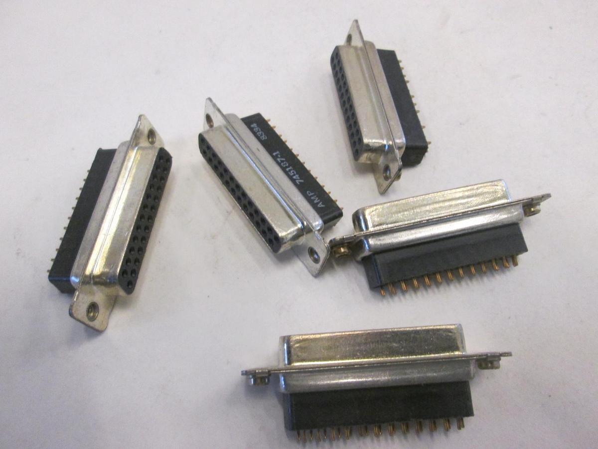 AMP, 745187-1, DB25-S Straight PCM Assy, New, Lot of 5