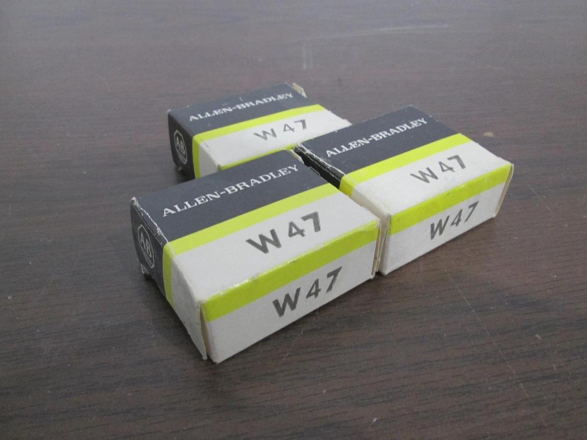 Used Allen Bradley, W47 (2), W48 (1), Heating Element, Used, Lot of 3