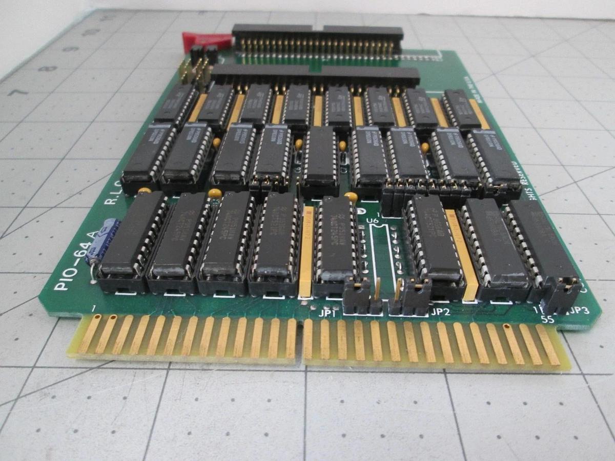 Used R.L.C Enterprises, PIO-64A, 906646-001, Input Configuration PCB Assy, Used