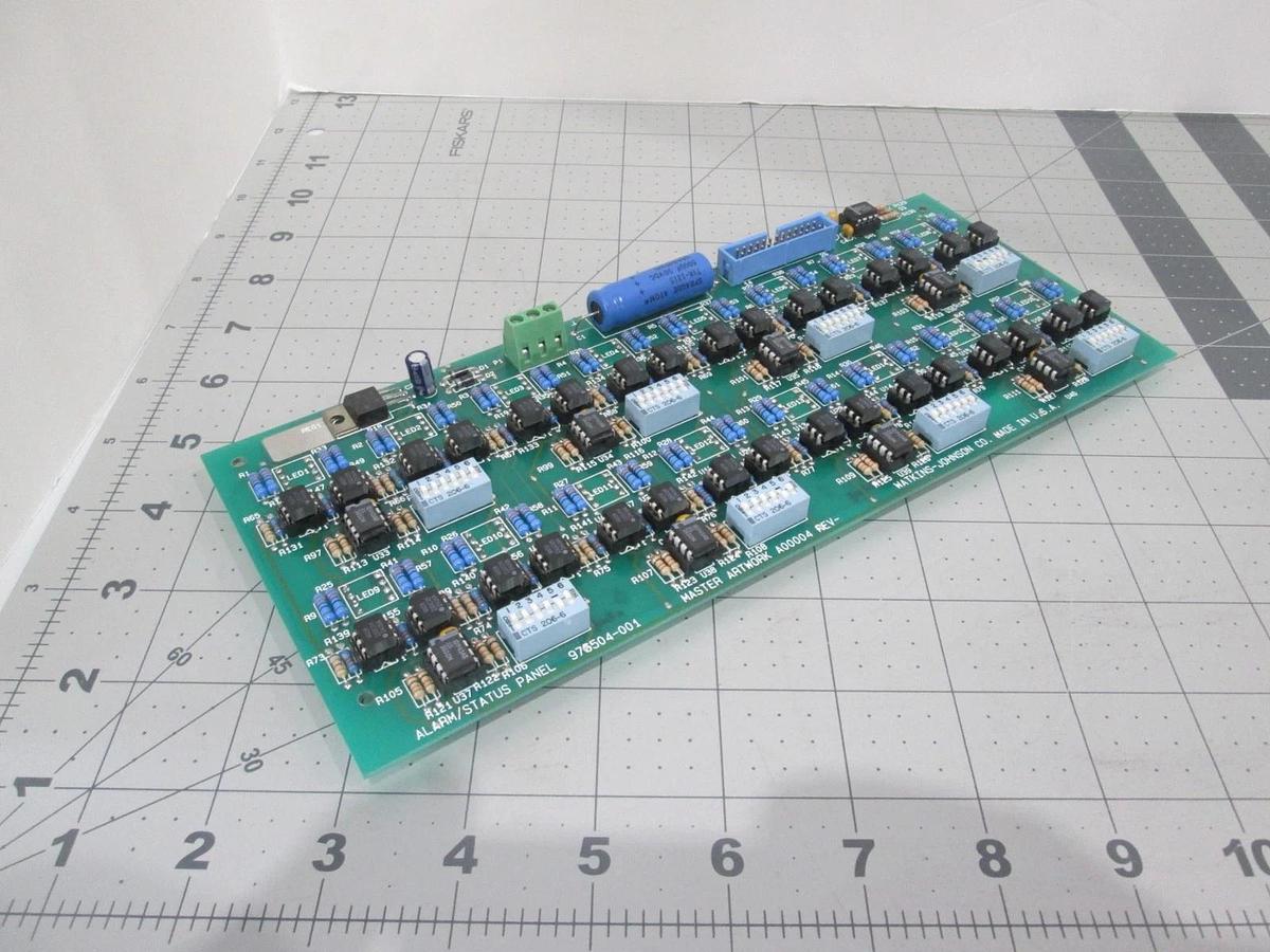 WJ Watkins Johnson, 976505-001, Card, Alarm/Status Panel-APL PCB Assy, New