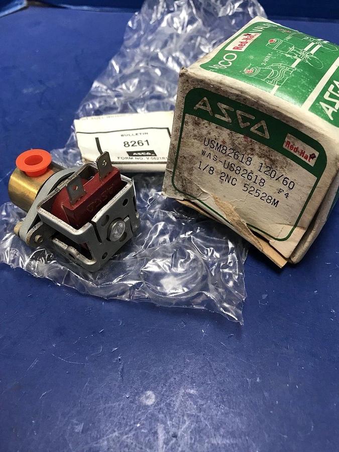 ASCO USM82618 Solenoid Valve, 60 psi Air, (US82618), New