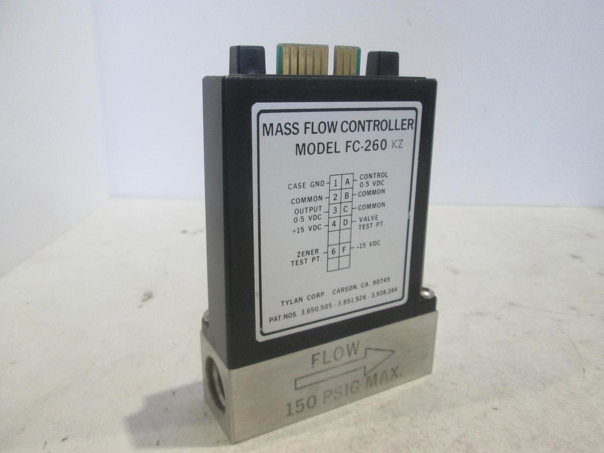 Used Tylan, FC-260KZ, Mass Flow Controller, 200 SCCM, BCL3, Used