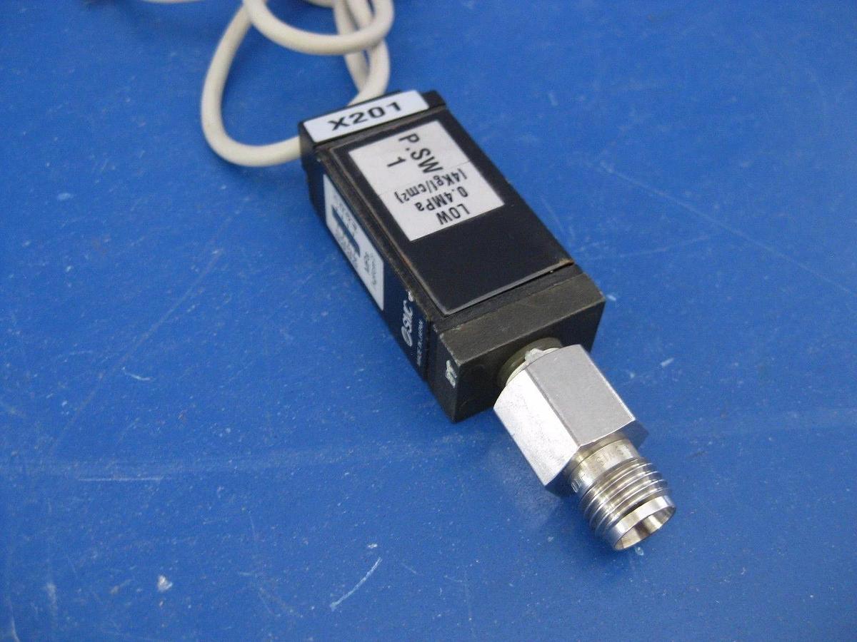 Used SMC Vacuum Pressure Switch, 0.1-0.4 MPa, Used