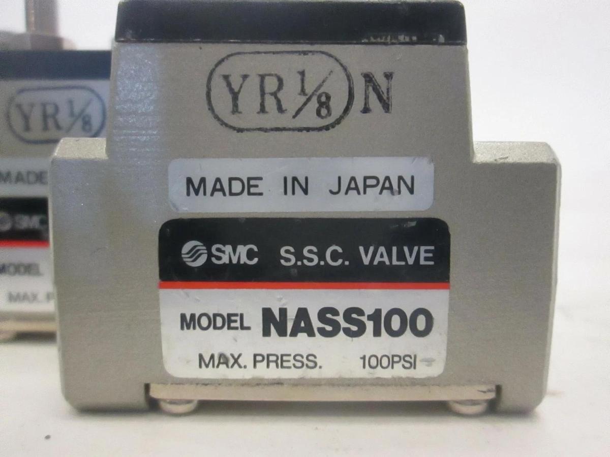 Used SMC, Slow Start Control Valve, NASS100, Used, Lot of 4