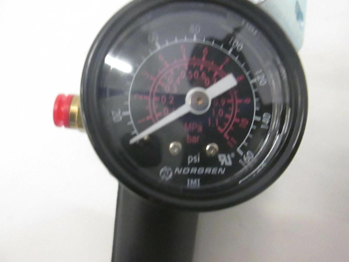 Used Norgren, Air Regulator Assy w/ Gauge, Model B07-134-A1KA, Used