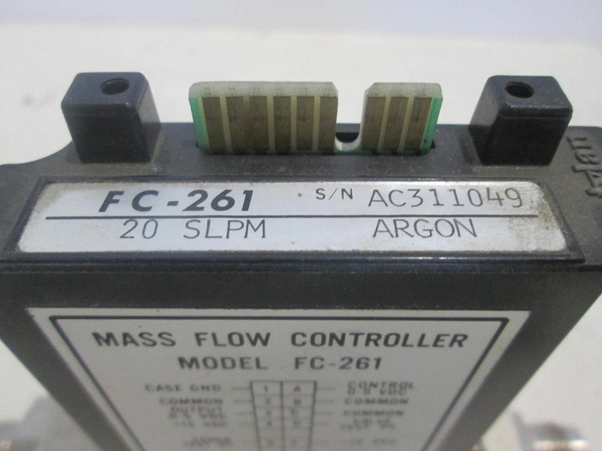Used Tylan, FC-261, Mass Flow Controller, 20 SLPM, AR, Used