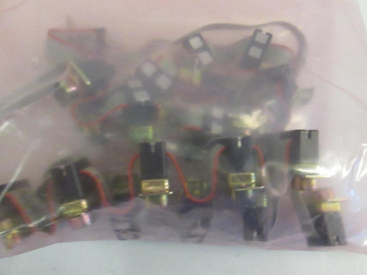 Used AMP 9 Pin PCB Connector Cable, 5 and 6 Strands, Lot of 2