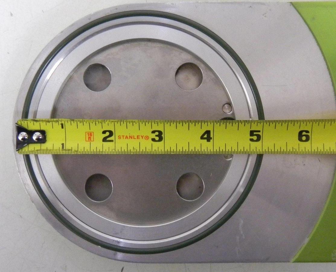 Used VAT S20408 Gate Valve, 5", SS, DN80, High Vacuum, O-ring Seal, See Detail