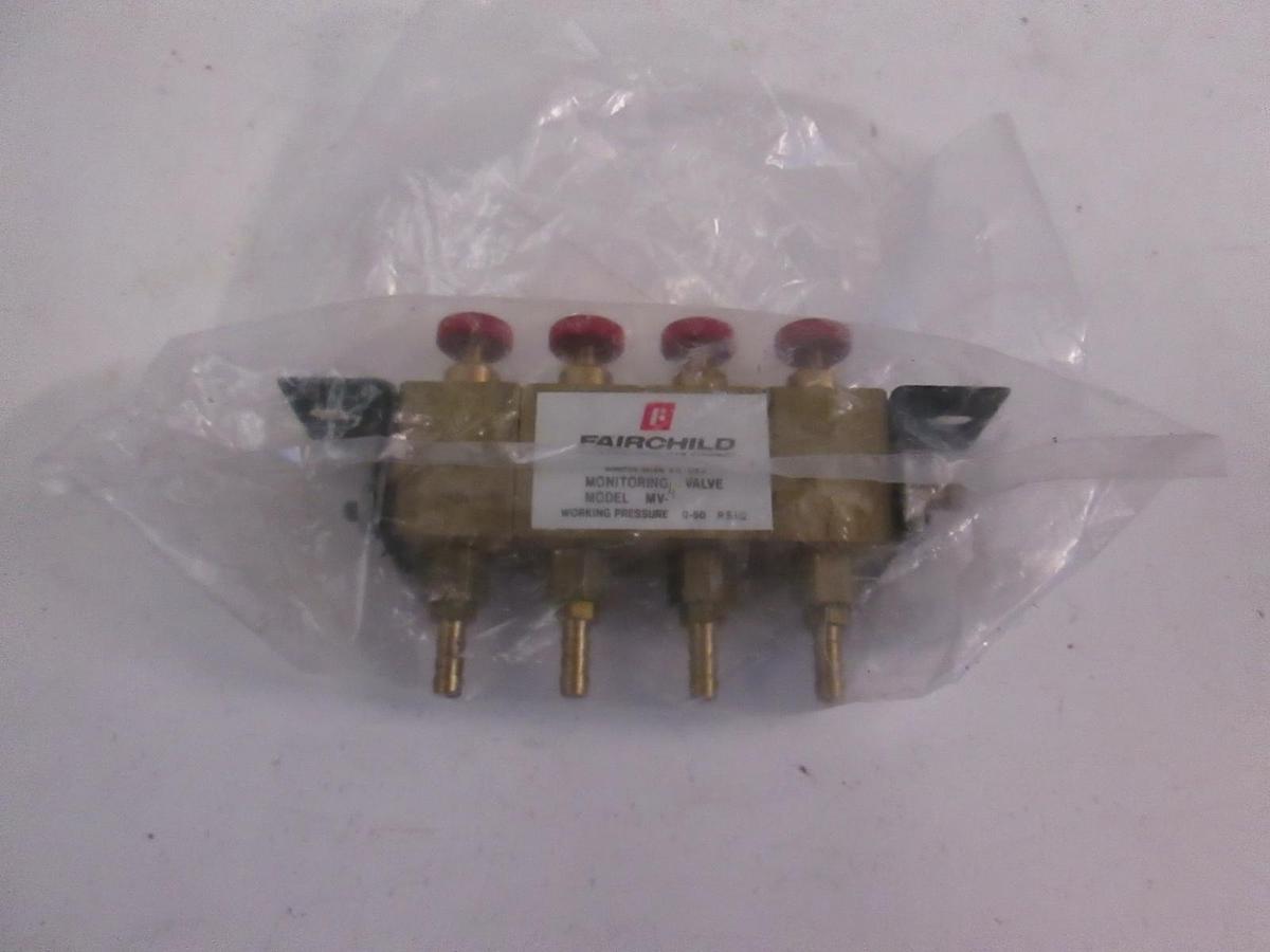 Used Fairchild Monitoring Valve MV-4, 0-60 PSIG, New