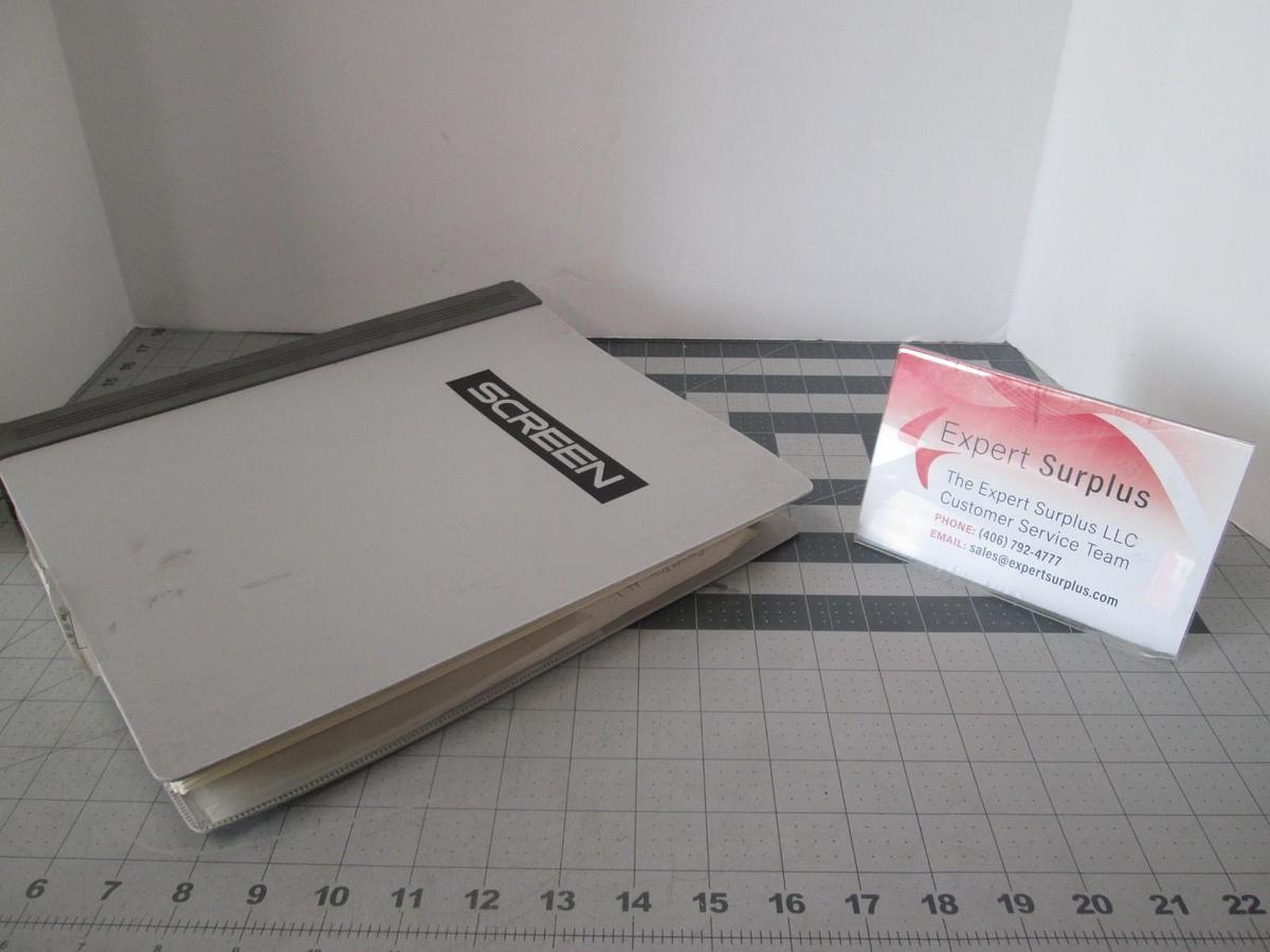 Used Screen, D-Spin 636, Electrical Circuit Diagram, Used