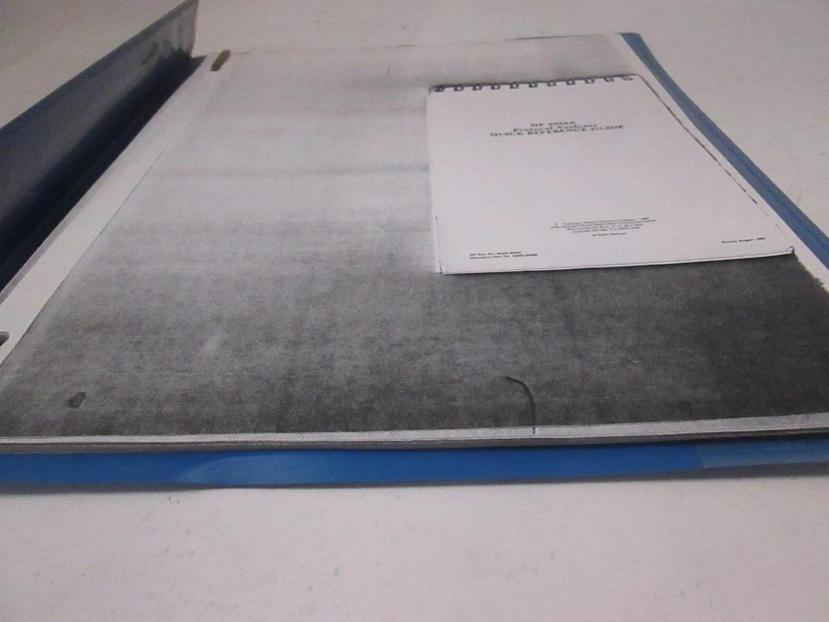 Used HP 4955A Protocol Analyzer Quick Reference Guide, Used