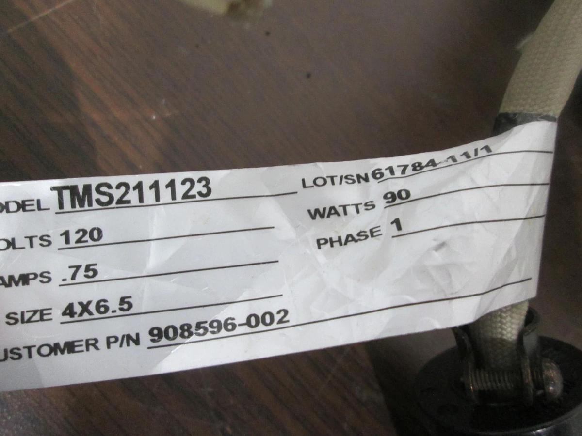 Used BriskHeat, TMS211123, Insulator Jacket, 120V, .75A, 90W, Single Phase, Used