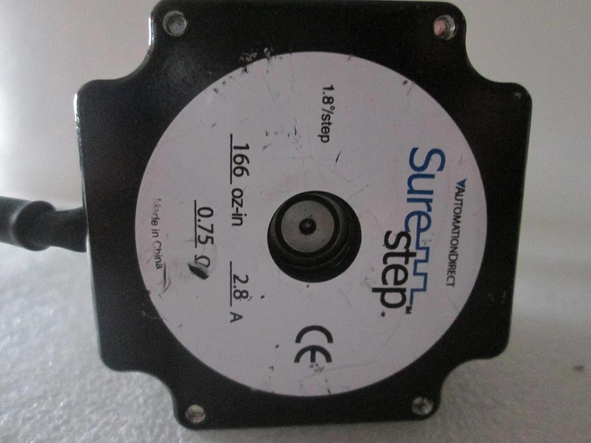 Used Automation Direct, Sure Step, 1.8"/Step, Stepper Motor, 166 oz-in, Used