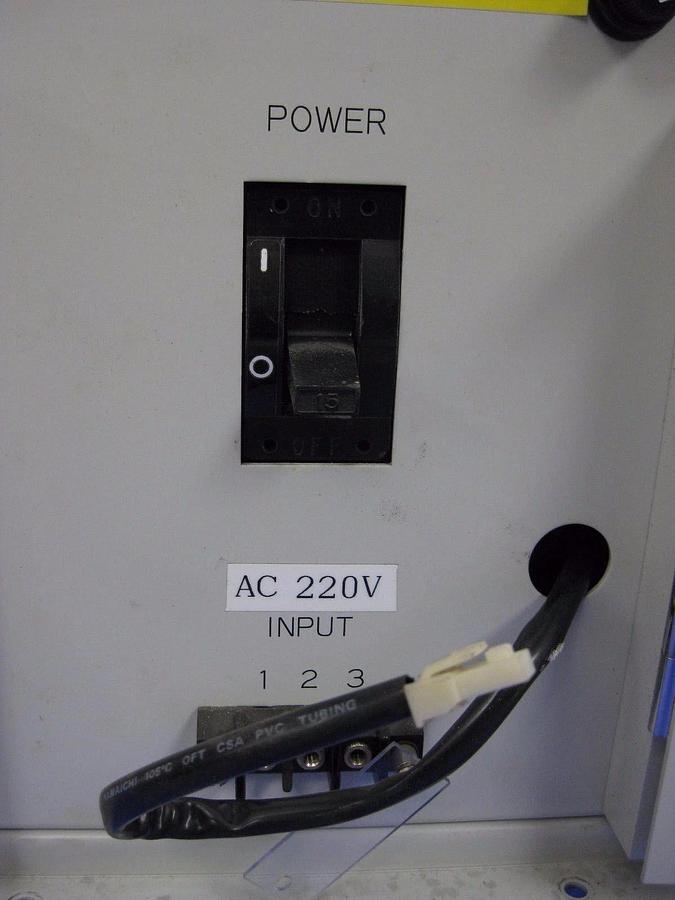 Used TEL Tokyo Electron VDF 47 Gas Sensor Breaker Box w/ 220V Breaker , Used